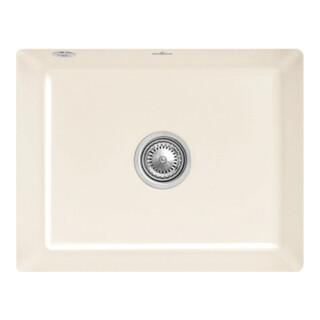 V&B Unterbauspüle Subway 60 SU m Abl.garn, Exzenter, crema CeramicPlus