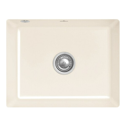 V&B Unterbauspüle Subway 60 SU m Abl.garn, Exzenter, crema CeramicPlus