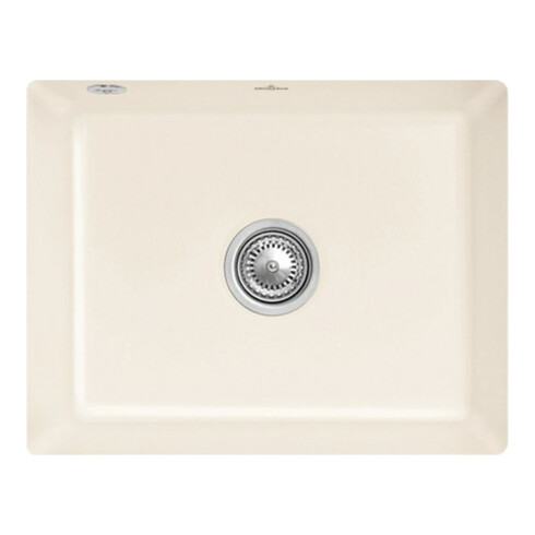 V&B Unterbauspüle Subway 60 SU m Abl.garn, Exzenter, ivory CeramicPlus
