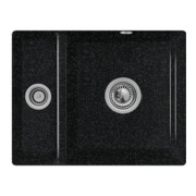 V&B Unterbauspüle Subway 60 XU m Abl.garn, Exzenter, Chrom CeramicPlus