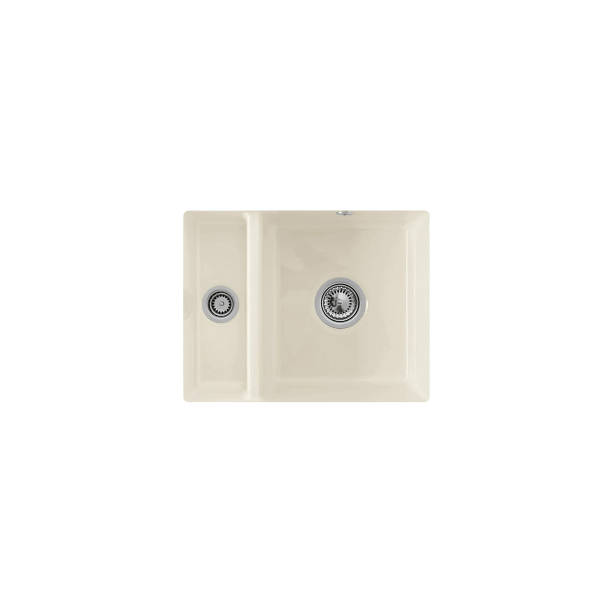 V&B Unterbauspüle Subway 60 XU m Abl.garn, Exzenter, crema CeramicPlus ; Villeroy & Boch