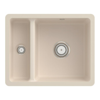 V&B Unterbauspüle Subway 60 XU m Abl.garn, Hand., ivory CeramicPlus