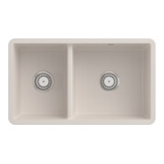 V&B Unterbauspüle Subway 80U m Abl.garn, Exzenter, crema CeramicPlus