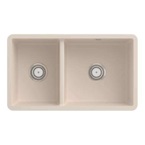 V&B Unterbauspüle Subway 80U m Abl.garn, Exzenter, ivory CeramicPlus