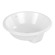 V&B Unterbauwaschbecken Architectura d= 40cm, rund, mit Überlauf, weiß