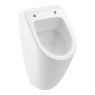 V&B Urinoir d'aspiration Subway avec couvercle, Stone White C-plus