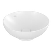 V&B V&B Aufsatzwaschtisch Loop& Friends d 38cm, o. ÜL, st. wh. C+, o. Hahnloch