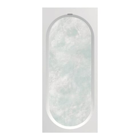 V&B V&B Baignoire Oberon 2.0 181 1800x800x625mm coin droit c. sys HC TP2 adm. Blanc Alpin