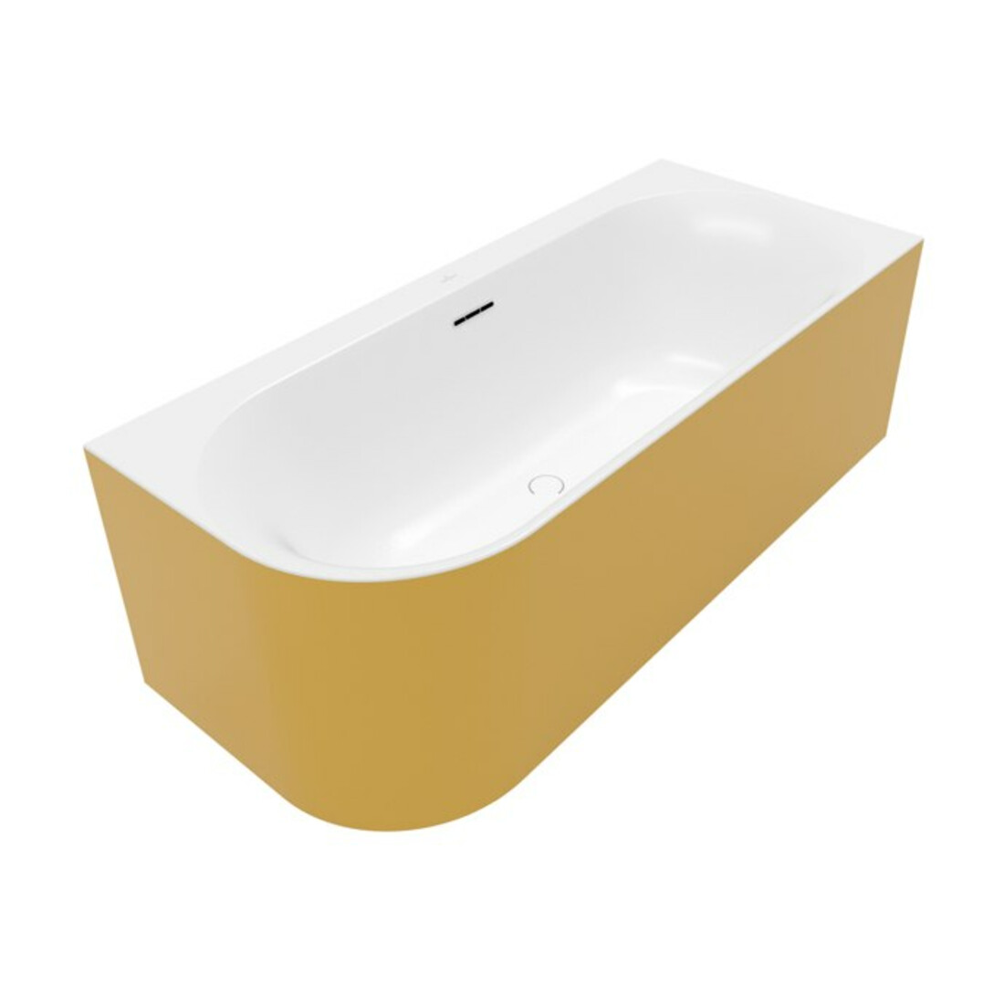 V&B V&B Baignoire ovale Duo LOF LOOP& FRIENDS 180x80cm, droite, blanc pierre