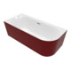 V&B V&B Baignoire ovale Duo LOF LOOP& FRIENDS 180x80cm, gauche, blanc-3