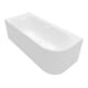 V&B V&B Baignoire ovale Duo LOF LOOP& FRIENDS 180x80cm, gauche, blanc pierre-4