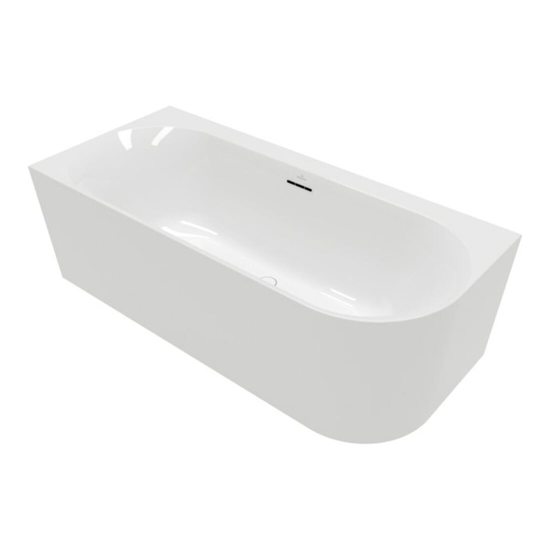 V&B V&B Baignoire ovale Duo LOOP& FRIENDS 180x80 cm, gauche, blanc