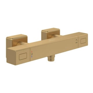 V&B V&B Brausethermostat Uni. Taps& Fittings eckig, Wandmontage, brushed gold