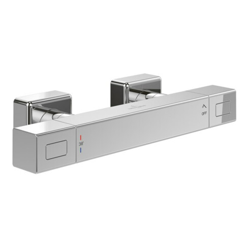 V&B V&B Brausethermostat Uni. Taps& Fittings eckig, Wandmontage, chrom