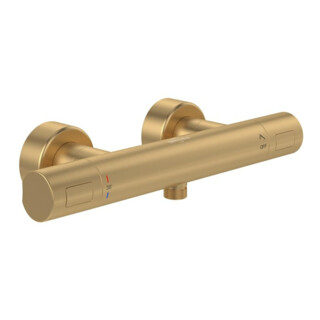 V&B V&B Brausethermostat Uni. Taps& Fittings rund, Wandmontage, brushed gold