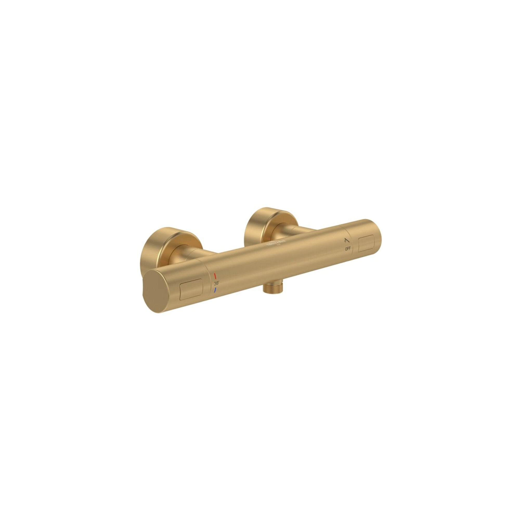 V&B V&B Brausethermostat Uni. Taps& Fittings rund, Wandmontage, brushed gold ; Villeroy & Boch