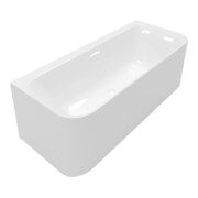 V&B V&B Duo Oval-BW LSF LOOP& FRIENDS 180x80cm, blanc-3