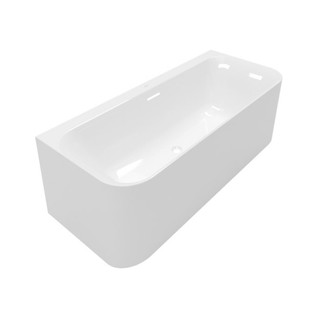 V&B V&B Duo Oval-BW LSF LOOP& FRIENDS 180x80cm, blanc