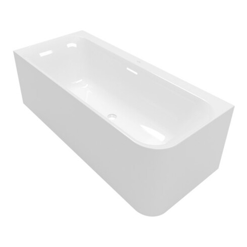 V&B V&B Duo Oval-BW LSF LOOP& FRIENDS 180x80cm, gauche, blanc
