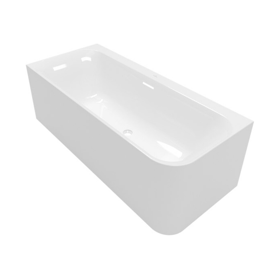 V&B V&B Duo Oval-BW LSF LOOP& FRIENDS 180x80cm, gauche, blanc