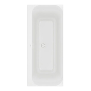 V&B V&B Eck-Badewanne Duo LOOP& FRIENDS 170x75cm, eckige Innenform, stone white