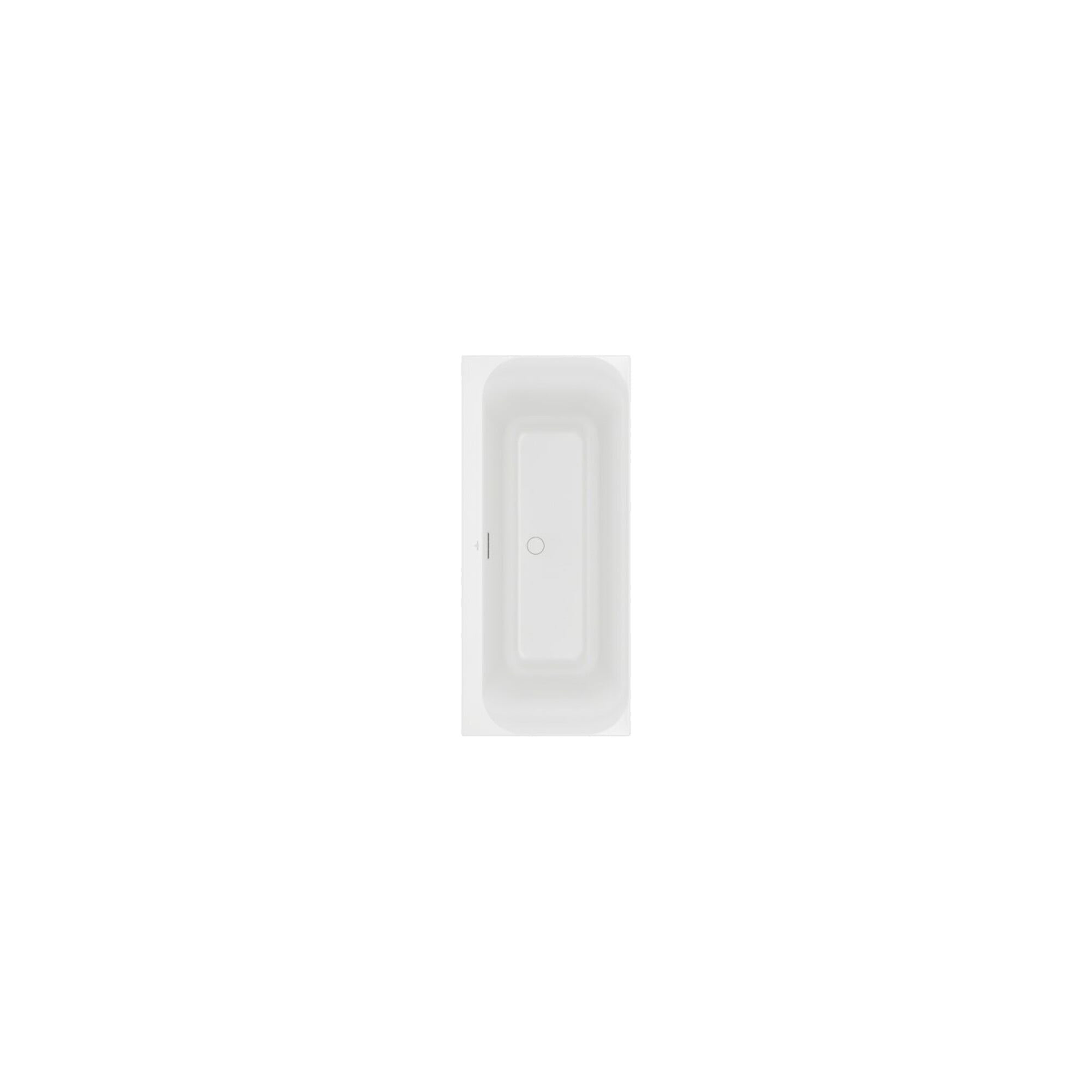 V&B V&B Eck-Badewanne Duo LOOP& FRIENDS 170x75cm, eckige Innenform, stone white ; Villeroy & Boch