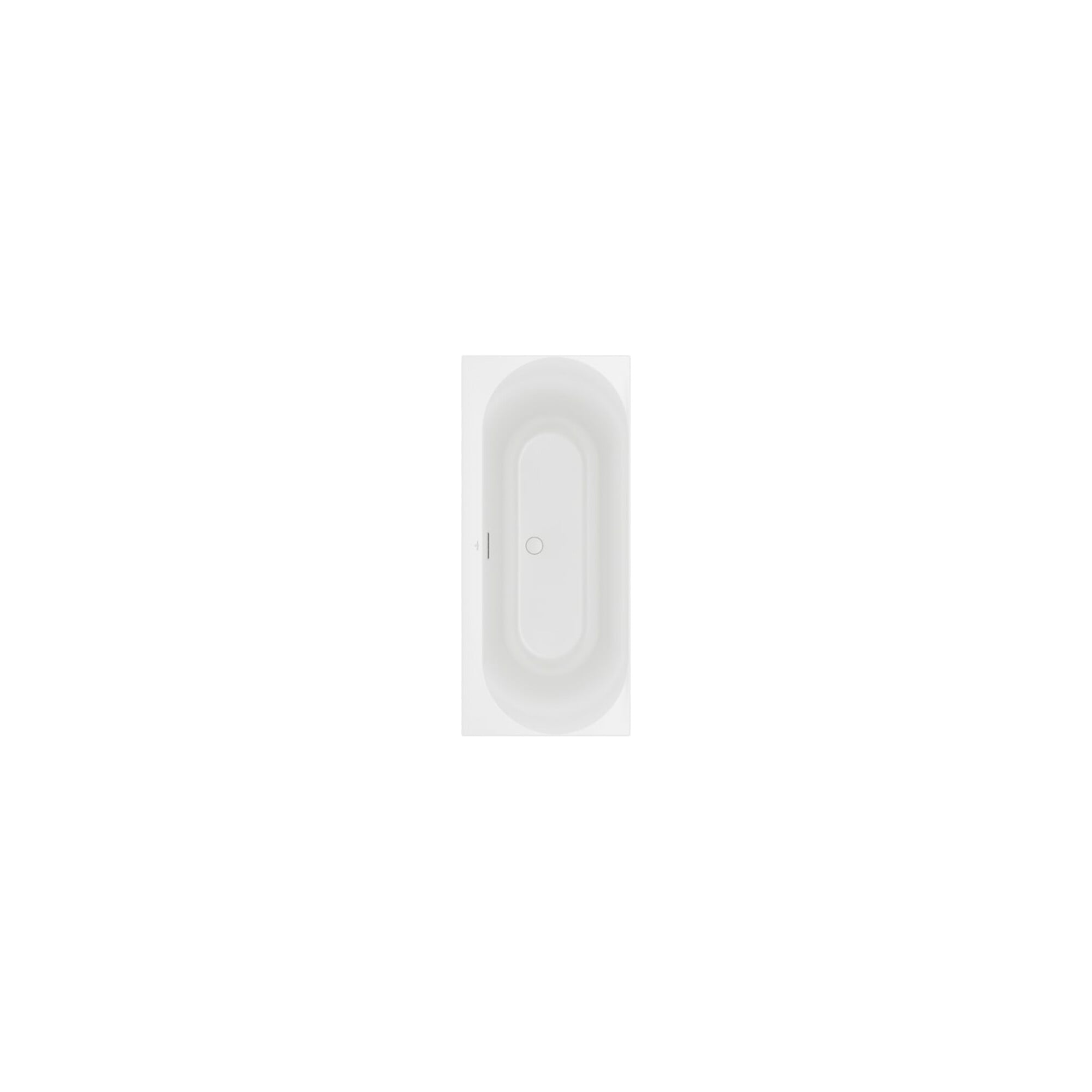 V&B V&B Eck-Badewanne Duo LOOP& FRIENDS 170x75cm, ovale Innenform, stone white ; Villeroy & Boch