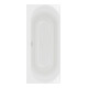 V&B V&B Eck-Badewanne Duo LOOP& FRIENDS 170x75cm, ovale Innenform, weiß-1