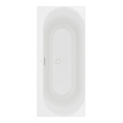 V&B V&B Eck-Badewanne Duo LOOP& FRIENDS 180x80cm, ovale Innenform, stone white