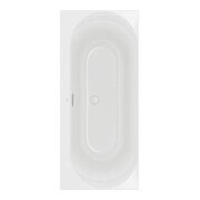 V&B V&B Eck-Badewanne Duo LOOP& FRIENDS 180x80cm, ovale Innenform, weiß