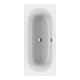 V&B V&B Eck-Badewanne Duo LOOP& FRIENDS 180x80cm, weiß, ovale Innenform-1