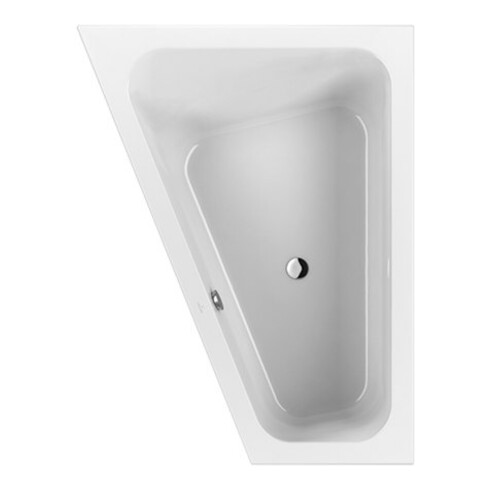 V&B V&B Eck-Badewanne LOOP& FRIENDS 175x135cm, links, eckige Innenform, weiß