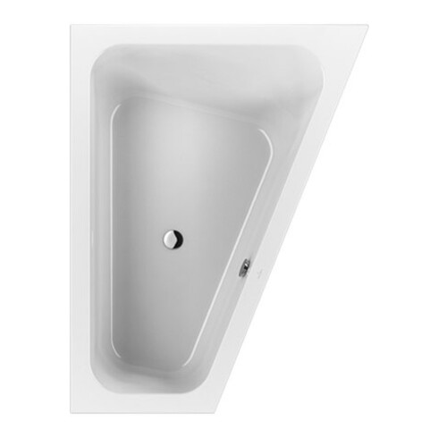 V&B V&B Eck-Badewanne LOOP& FRIENDS 175x135cm, re, eckige Innenform, weiß