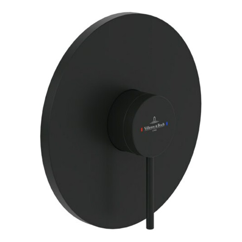 V&B V&B Fertigmontageset Loop& Friends UP-EHM-Dusche, Wandmontage, matt black