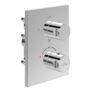 V&B V&B Fertigset Universal Taps& Fittings UP-Thermostat, m 3-W.-Mengenregul., chr