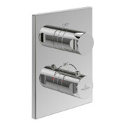 V&B V&B Fertigset Universal Taps& Fittings UP-THM, eck., m 2-W-Mengenreg., chr