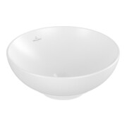 V&B V&B Lavabo à poser Loop & Friends Ø 38 cm, avec trop-plein, blanc brillant C+, sans trou robinet-3