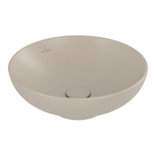 V&B V&B Lavabo à poser Loop & Friends Ø 42 cm, avec trop-plein, Alm. C+, sans trou robinet