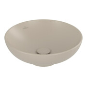 V&B V&B Lavabo à poser Loop & Friends Ø 42 cm, sans trop-plein, Alm. C+, sans perçage robinet