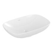 V&B V&B Lavabo à poser Loop & Friends 56x38 cm, sans trop-plein, blanc C-plus, rectangulaire