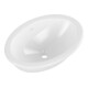 V&B V&B Lavabo encastré LOOP& FRIENDS ov., sans robinetterie, avec trop-plein, 57x41cm, blanc C-plus-3