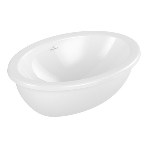 V&B V&B Lavabo encastré LOOP & FRIENDS ov., sans trop-plein, 50,5x36 cm, blanc
