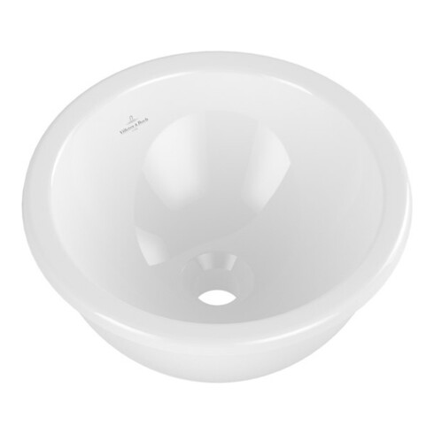 V&B V&B Lavabo encastré LOOP & FRIENDS rond, sans trop-plein, d=39 cm, blanc