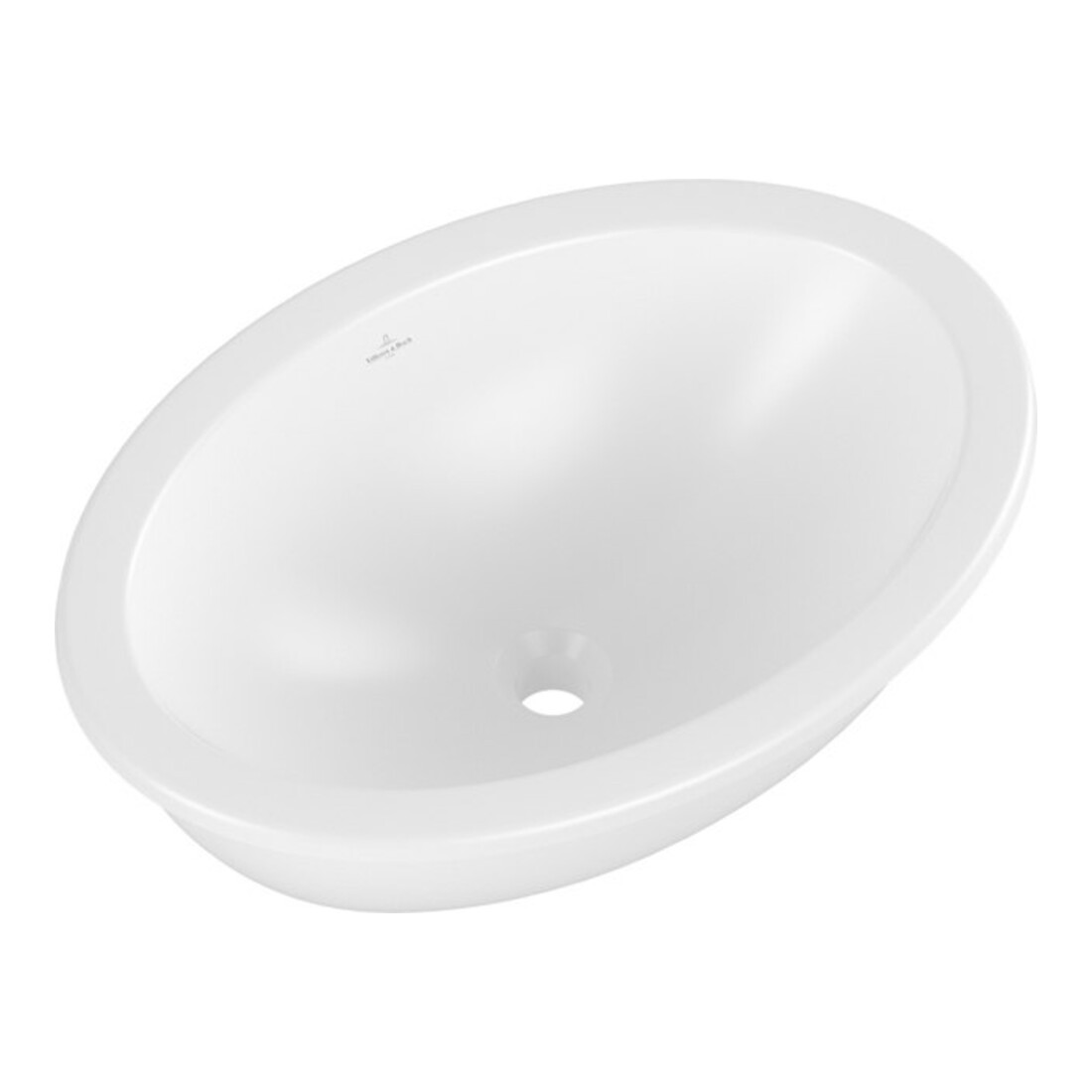 V&B V&B Lavabo sous plan Loop & Friends ov, HLP, m ÜL, 57x38 cm, blanc satiné C+