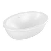V&B V&B Lavabo sous plan Loop & Friends ov, s. trop-plein, 57x38cm, blanc satiné C+