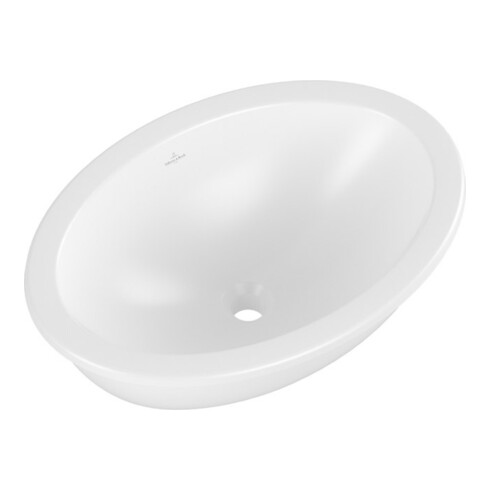 V&B V&B Lavabo sous plan Loop & Friends ov, s. trop-plein, 57x38cm, blanc satiné C+