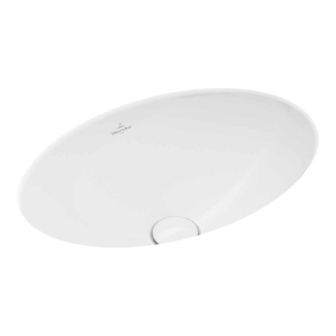 V&B V&B Lavabo sous plan Loop & Friends ov, sans trop-plein, 48,5x32,5 cm, bleu C+