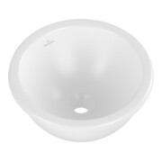 V&B V&B Lavabo sous plan Loop & Friends rd, sans trou robinet, avec trop-plein, D 33 cm, blanc brillant C+