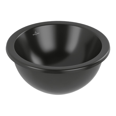 V&B V&B Lavabo sous plan Loop & Friends rond, sans trou robinet, sans trop-plein, d 38cm, bleu C+