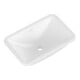 V&B V&B Lavabo sous plan Loop & Friends sans trou de robinet, avec trop-plein, 51x34 cm, blanc mat C+